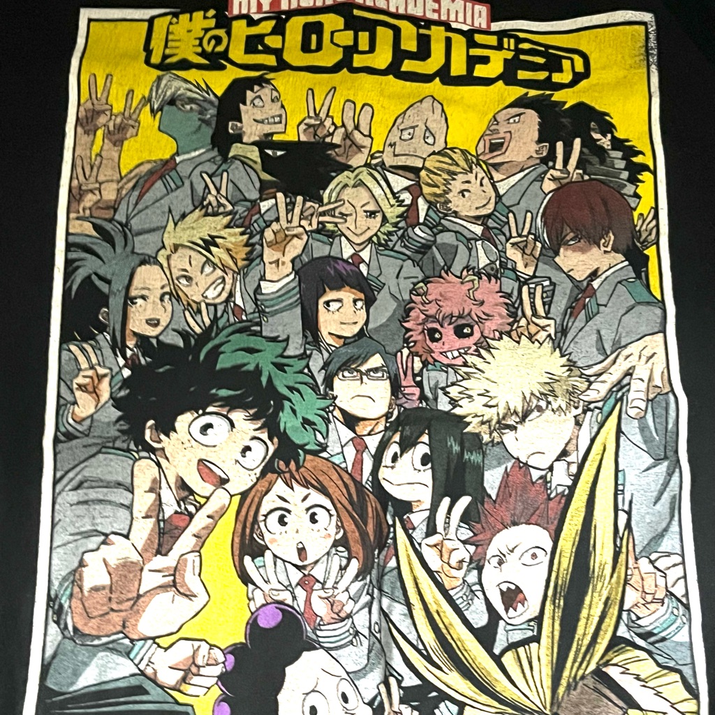 Vtg Inspired My Hero Academia Men’s T Shirt Size L